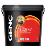 Genc ներկ  ջրադիսպ. Premium Silicone Matt White 2.5լ