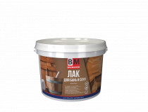 VGT Varnish for baths and saunas 9kg