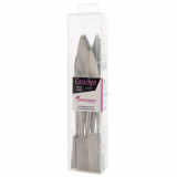 Marmorino Tools Stainless steel decorative groove spatula