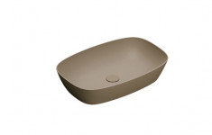 Catalano wash basin Greenlux 60X40 Brown Satin 160APGRLXMS, 5POSCMS