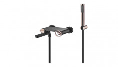 IMEX shower OLIMPO Matt Black/Rose Gold BDC033-4NOR