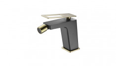 IMEX bidet mixer SUECIA Matt Black/Bright Gold BDC032-2NGOLD