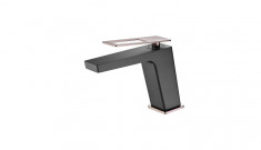 IMEX wash basin mixer SUECIA Matt Black/Rose Gold BDC032-1NOR