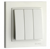 Mono Electric Triple One Way Switch 500-000122-114