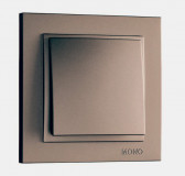 Mono Electric L/D ONE WAY SWITCH (MECHANISM + COVER PLATE) LIGHT FUME500-002325-100