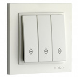Mono Electric Triple 3 Gang 2 Way Switch 500-000102-108