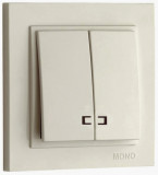 Mono Electric Two Way Switch Illuminated 500-001725-103