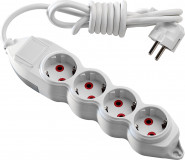 Mono Electric Grounded extension socket 150-010001-412 4 gang  2m