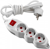 Mono Electric Grounded extension socket 150-011001-313 3 gang  3m, with switch