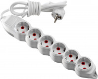 Mono Electric Grounded extension socket 150-010001-615 6 gang  5m