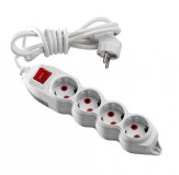 Mono Electric Grounded extension socket 150-011001-4154 gang  5m, with switch