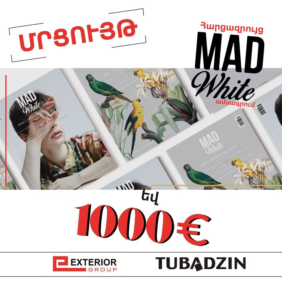 THE WINNER OF FUTURENOW WILL RECEIVE A CASH PRIZE OF 1000€ AND A PERSONALIZED INTERVIEW IN THE WHITEMAD JOURNAL