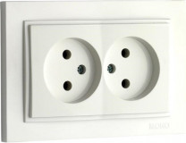 Mono Electric Double Socket Outlet 102-010005-121