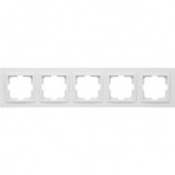 Mono Electric 5 Gang Frame white 102-190000-164