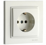 Mono Electric Socket Outlet Earthed 500-000121-117