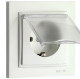 Mono Electric Triple One Way Switch with Protection Cover  500-000122-114