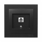 Mono Electric L/D NUMERIC PHONE SOCKET OUTLET (MECHANISM + COVER PLATE)  FUME 500-002005-124