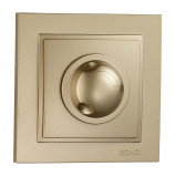 Mono Electric L/D DIMMER 800W (MECHANISM + COVER PLATE)TITANIUM 500-002205-134