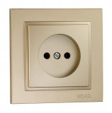 Mono Electric L/D SOCKET OUTLET (MECHANISM + COVER PLATE) TITANIUM  500-002222-116