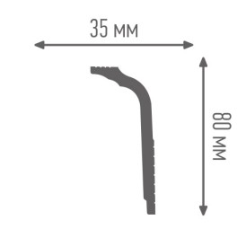 Plintex molding IC35/80