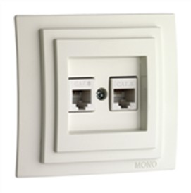 Mono Electric Data Socket Outlet 500-000105-126