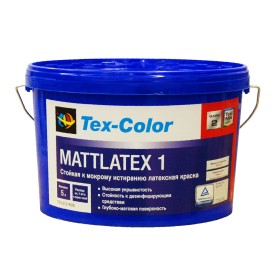 Tex-Color ներկ ջրադիսպերսիոն TC1212 Matt Latex 1  12.5լ