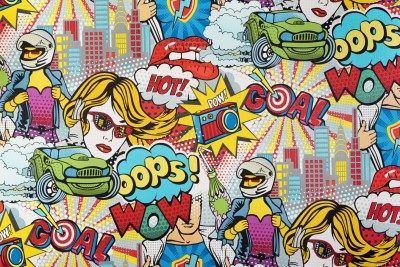 High quality non-woven wallpaper Pop Art 10700-03 1.06x10.05mt