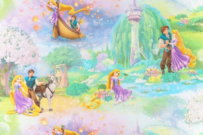 High quality non-woven wallpaper Disney set 6 Rapunzel 10473-01 1.06x10.05mt