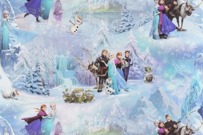 High quality non-woven wallpaper Disney set 5 Frozen 10309-01 1.06x10.05mt